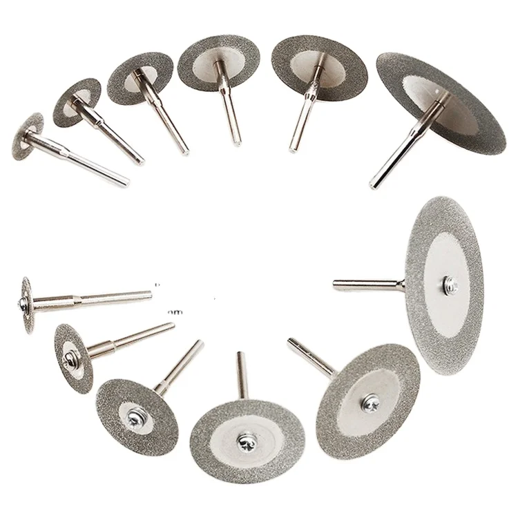 10Pcs Diamond Cut Off Discs Wheel Blades Set For Power Drill Craft Rotary Tool E - Foto 5