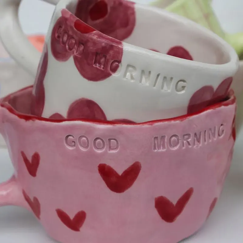 Valentines Day Gift 2024 Porcelain Romantic Couple Heart Coffee Cup   Hb19ab346c39645a880860e4ce76c1c62W 