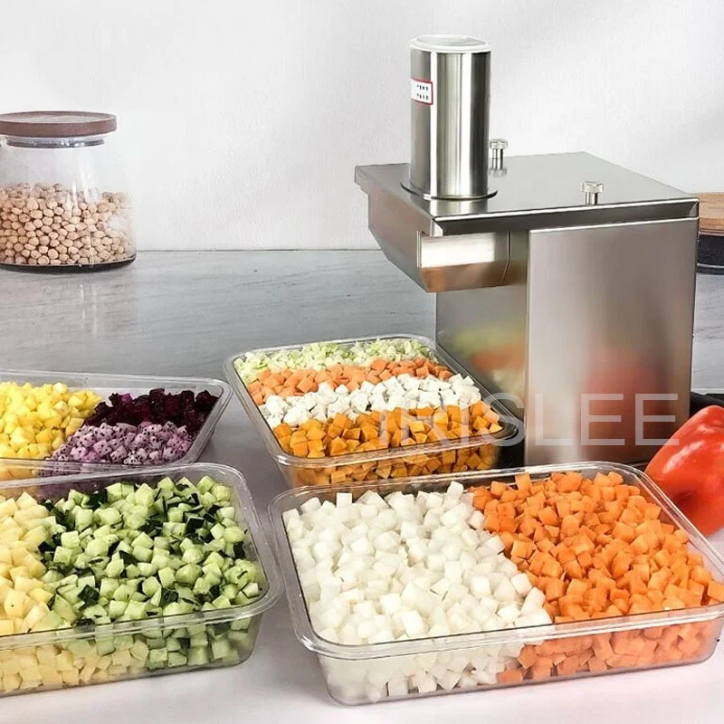 Affettatrice Elettrica Verdure Macchina Cubetti Di Frutta E Verdura
