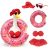 new style red polka-dot bikini 5-piece set