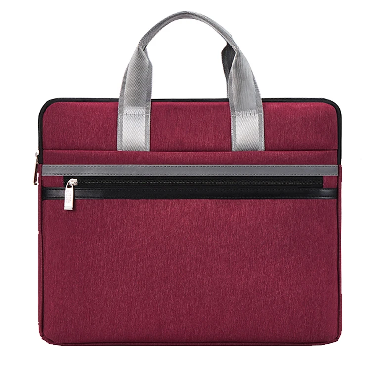 Red or Customized Color Small Size Laptop Bag Briefcase for Women