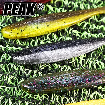 Stainless Steel Lure Bionic Soft Bait Smooth Surface T-Tail Simulation Multi-Color Bass False Long-Cast Various – Soft Lure – view 5
