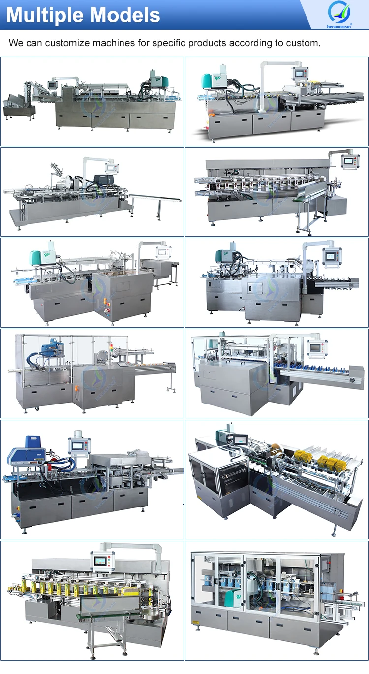 Horizontal Cartoning Machine Box Machine Automatic Box Packing Machine ...