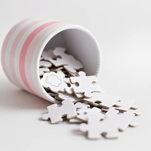 High Quality Customizes Printed Paper Cylindrical Box Jigsaw Puzzles Personalized DIY Paper Jigsaw Puzzle Toys for Kids