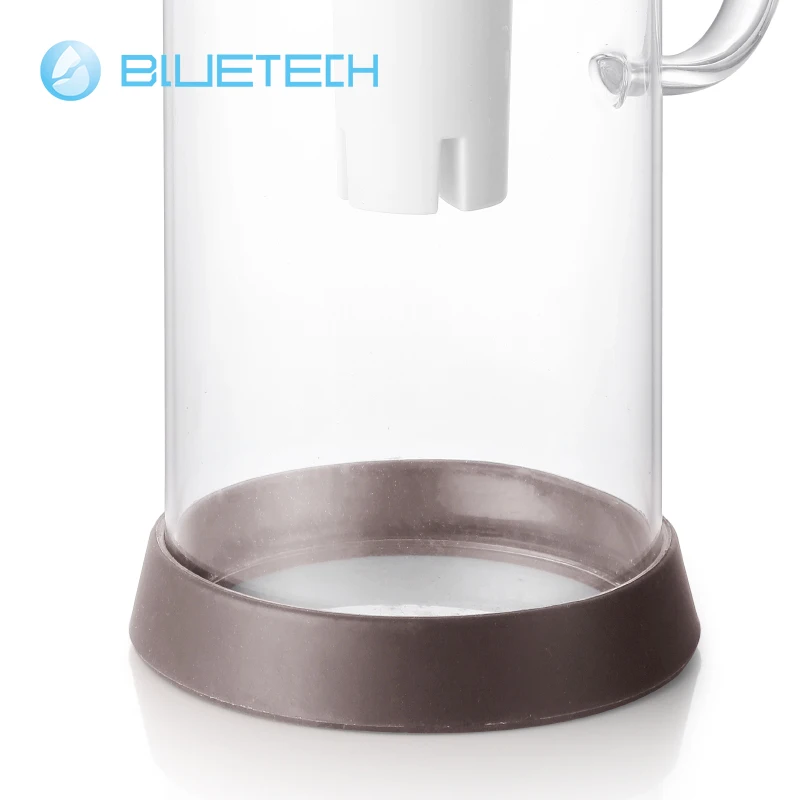 Caraffa Vetro 2 Litri Acqua Di Amalfi - Con Coperchio Acciaio/Bambù E Infusore Frutta - Foto 6