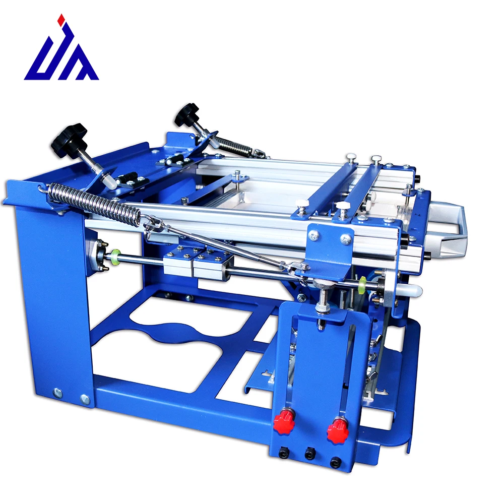 Press Machines Cylindrical Bottle Silkscreen Serigrafia Serigraphy Screen Printing Screen Printer Single Color