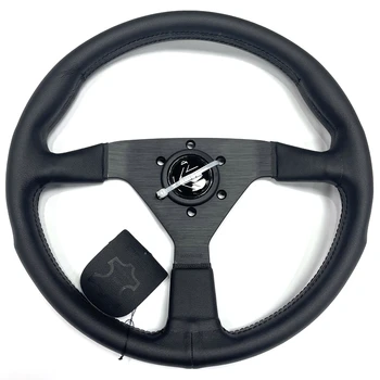 14inch 350mm Universal Microfiber Leather Steering wheel JDM Racing Sports Gaming Steering Wheel Modified  Steering Wheel