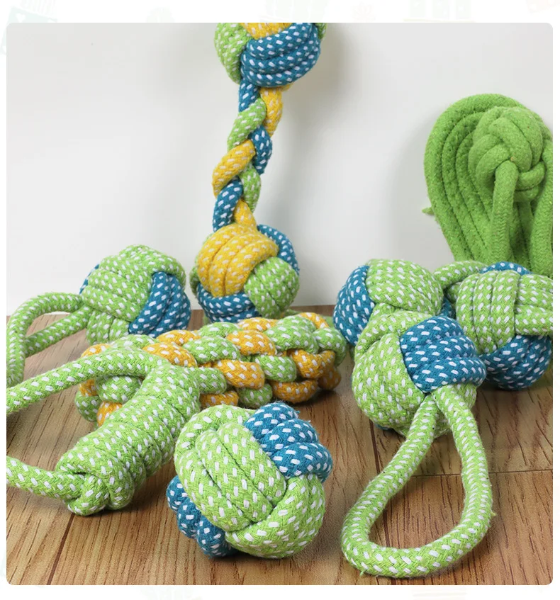 High Quality Durable Bite Toy For Dogs Cheap Price Double Knot Rope Dog
