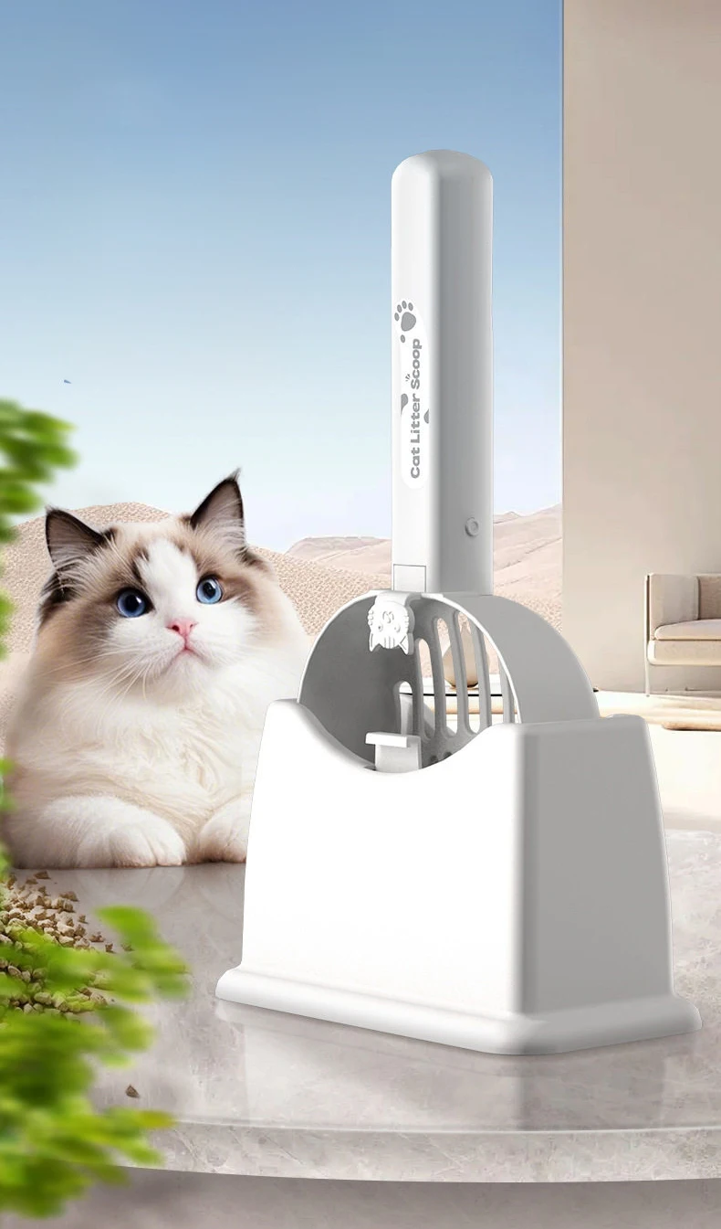 Pet Automatic Plastic cat Litter Shovel Electric Shaking Shovel Excrement Sieve Sand Custom Label Cleaning Shovel factory