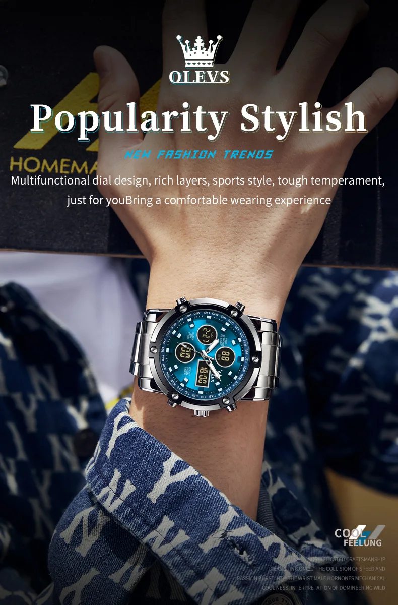 Electronic Watch Digital Men | 2mrk Sale Online