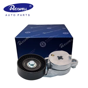 REXWELL Genuine OEM 16620-0V020 16620-36010 Engine Cooling Fan V-Ribbed Belt Tensioner Pulley Assembly for TOYOTA RAV4 LEXUS 2AR