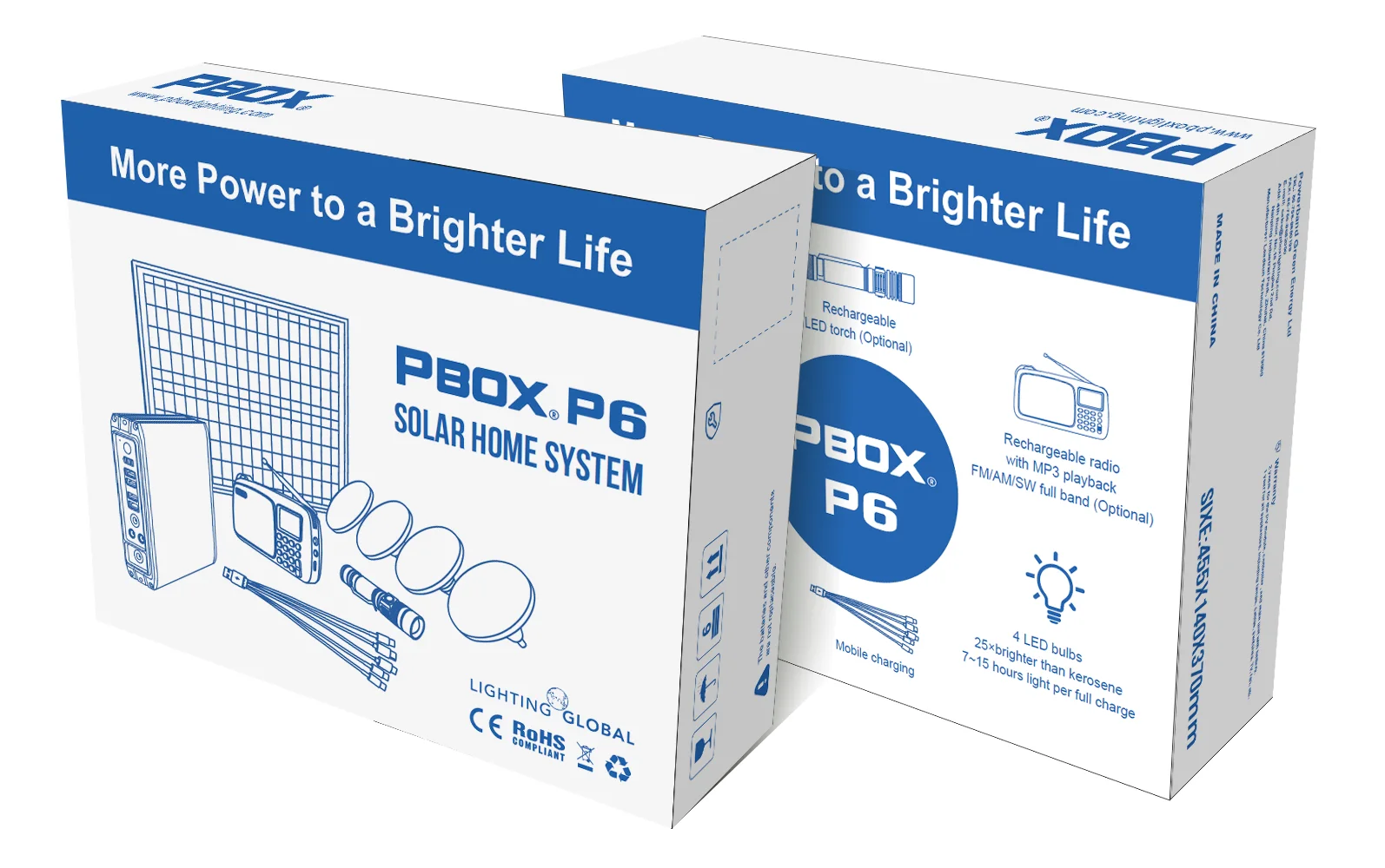 PBOX Solar Home Lighting System Kit  Pay As You Go Solar Power Phone Charger Indoor Outdoor Payg For Off Grid Rural Area Paygo from China supplier