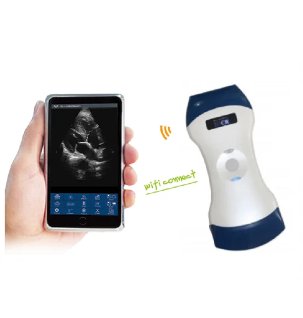 Wireless Ultrasound Wifi Probe Type 3 in 1 Double Head Probe Wireless Mini Color Doppler Ultrasound