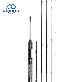 Fishing Fan Lanxi Armor Ultra Short Portable Gun Direct Dual-use Luya Rod Full Fuji O-Ring Ejection Stream Carbon Fishing Horse – Rod – view 2