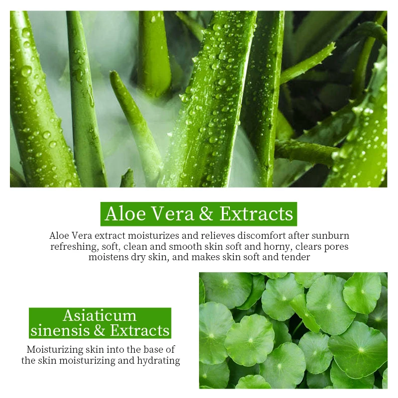 VEZE Private Label Natural Aloe Vera Face Gel Hydrating Gel for Repair  Soothing After Sun Moisturizing Brightening Aloe Vera Gel