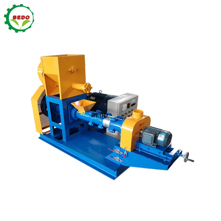 Fish Feed Extruder Rainbow Trout Fish Feed Pellet Machine Floating Fish Feed Pellet Making Machine All Rang