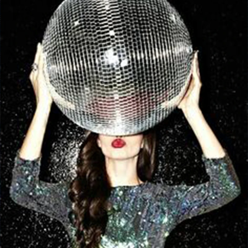 sexy diy kostüm spiegel disco kugelkopf helm disco kugel spiegel motorrad  helm interaktive requisiten für party bar club