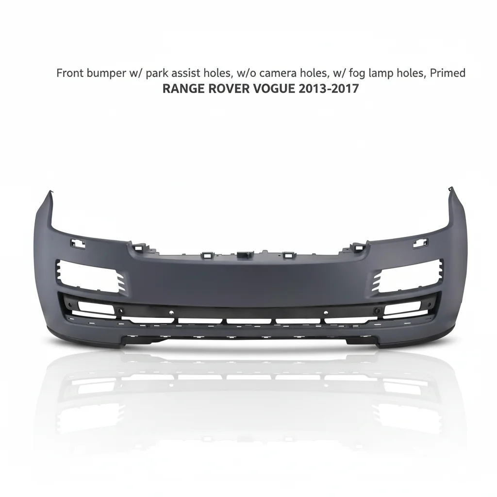 LR064629-B/071948 New Primed Front Bumper for Vogue 2013-2017 Executive Edition-Bolt-On Plastic
