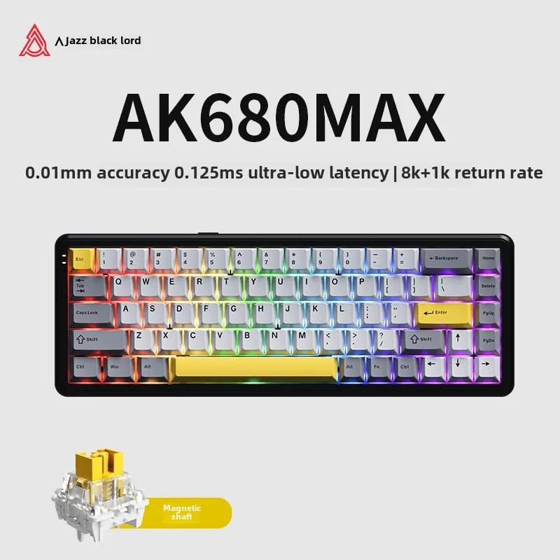 AJAZZ AK680 MAX Tri-Mode Magnetic Switch Keyboard AJAZZ AK680 MAX Tri-Mode Magnetic Switch Keyboard