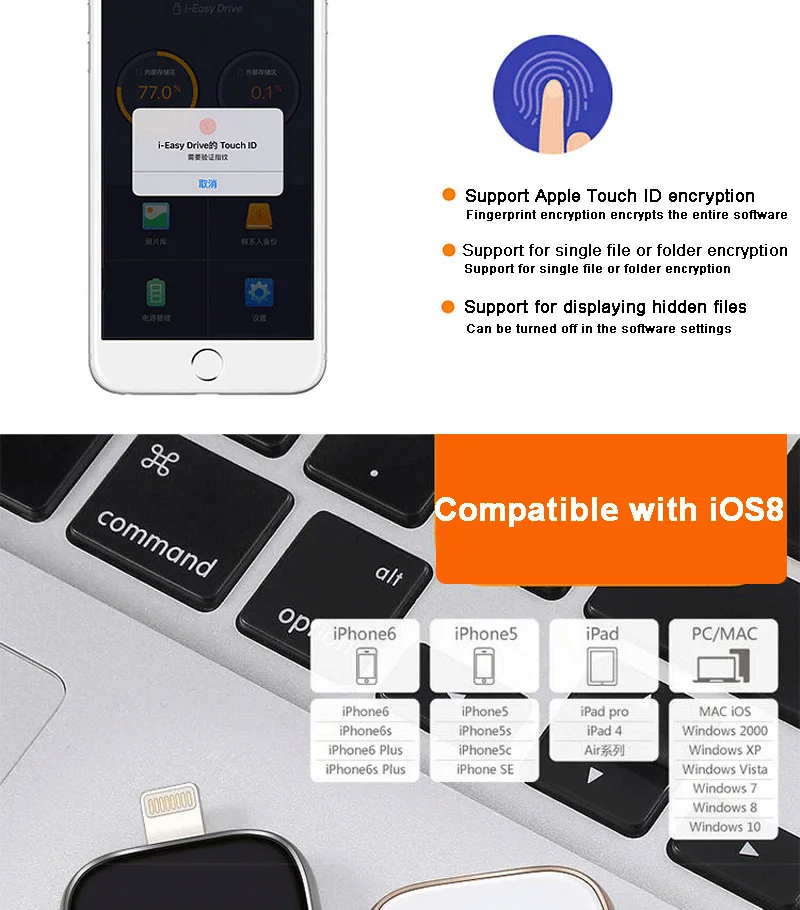 2021 OTG USB 2.0 3.0 Thumb Drive Metal USB Flash Drive Pen Drive Flash Memory USB Stick U Disk for iphone disk