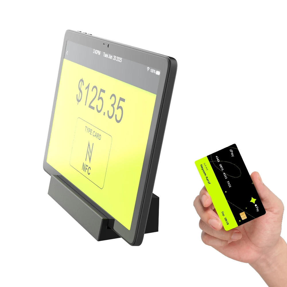 New Custom Android Tablet Nfc From Screen Nfc Tablet Pc 4G Octa Core MTK GMS Tablet Android with Nfc Reader All in One Pos