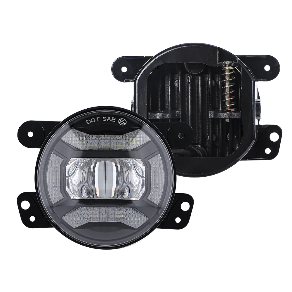Osram 4X4 Accessory Led Fog/Driving Lights Oem Odm Fog Light 4 Inch 30W With Rebreather Ip67 Rear Fog Lamp for Jeep Wrangler Jk