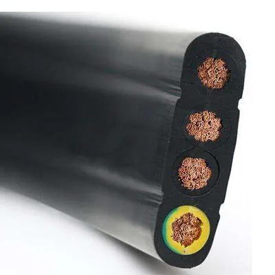 Elevator Traveling Flat Flexible Shielded Twisted Pair Cable for Telescopic Mechanical Equipment