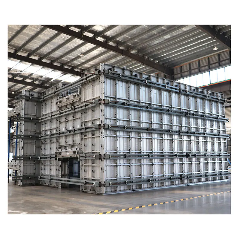 Yellow Decorative Insulation Wet Cast Formwork  Japan Civil Construction Aluminum Formwork