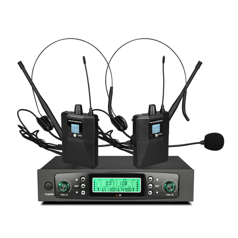 Hot Design Good Quality youtube Cordless Microphone System Professional
