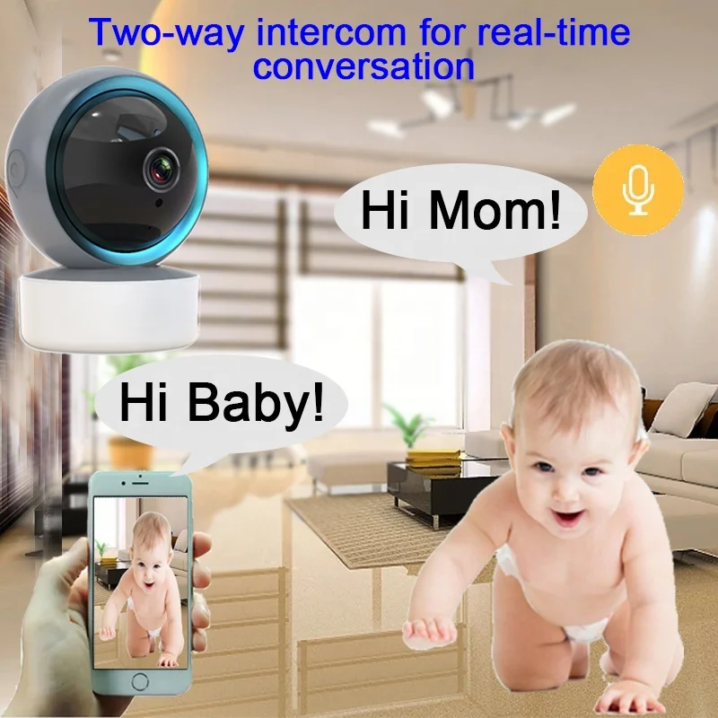 Factory Camera Wifi Baby Monitor 1080p Mini Indoor Cctv Security ...