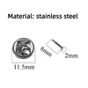 Material de acero inoxidable - color plateado