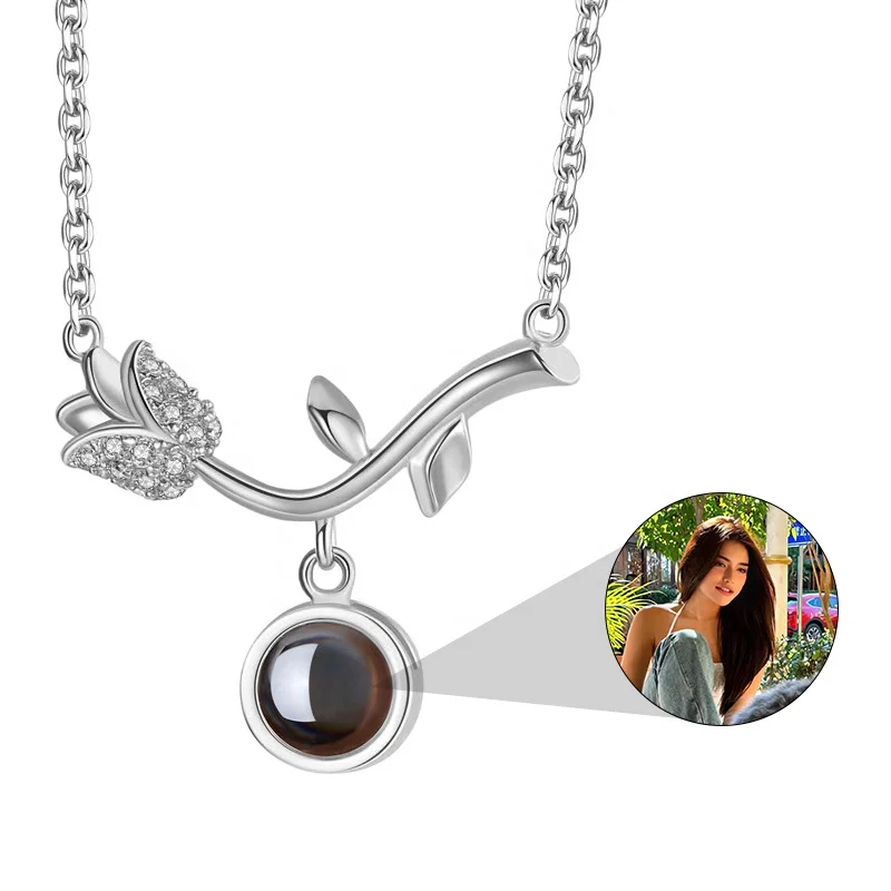 Personalized Projection Necklace Shopify Fulfillment Agent Custom Photo Various Projection Necklaces Jewelry Dropshipping