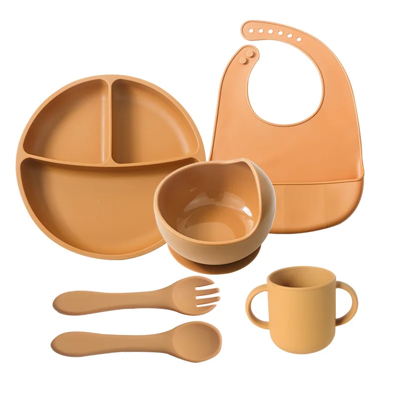 Customizable Dining Plate Set For Infants Bpa Free Bowl Spoon For