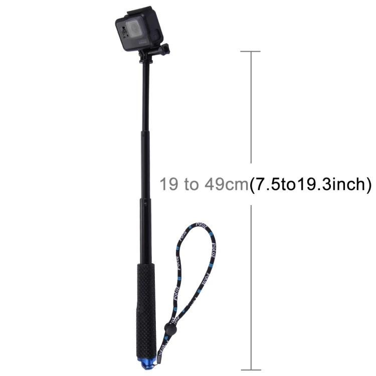 Ready to Ship PULUZ Handheld Extendable Pole Monopod Camera Flexible Selfie Stick With Adjustable Hand Grips for Camera