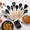 Juego negro de 12 piezas-1050g