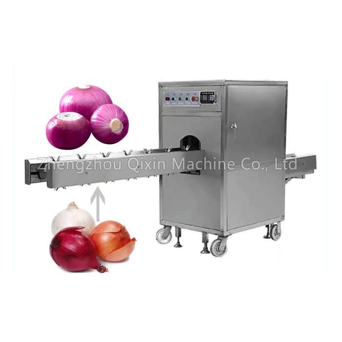 Good Quality Automatic Onion Cutter Machine India Onion Top and Tail Cutting Machine Spring Onion Topper Machine
