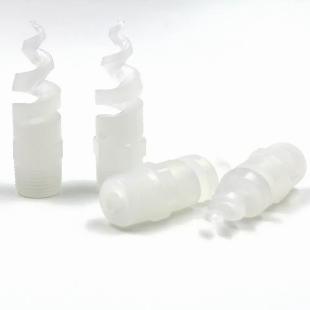 10pcs 1/2" BSPT Plastic PP Cone  Spiral  Spray Nozzle New 