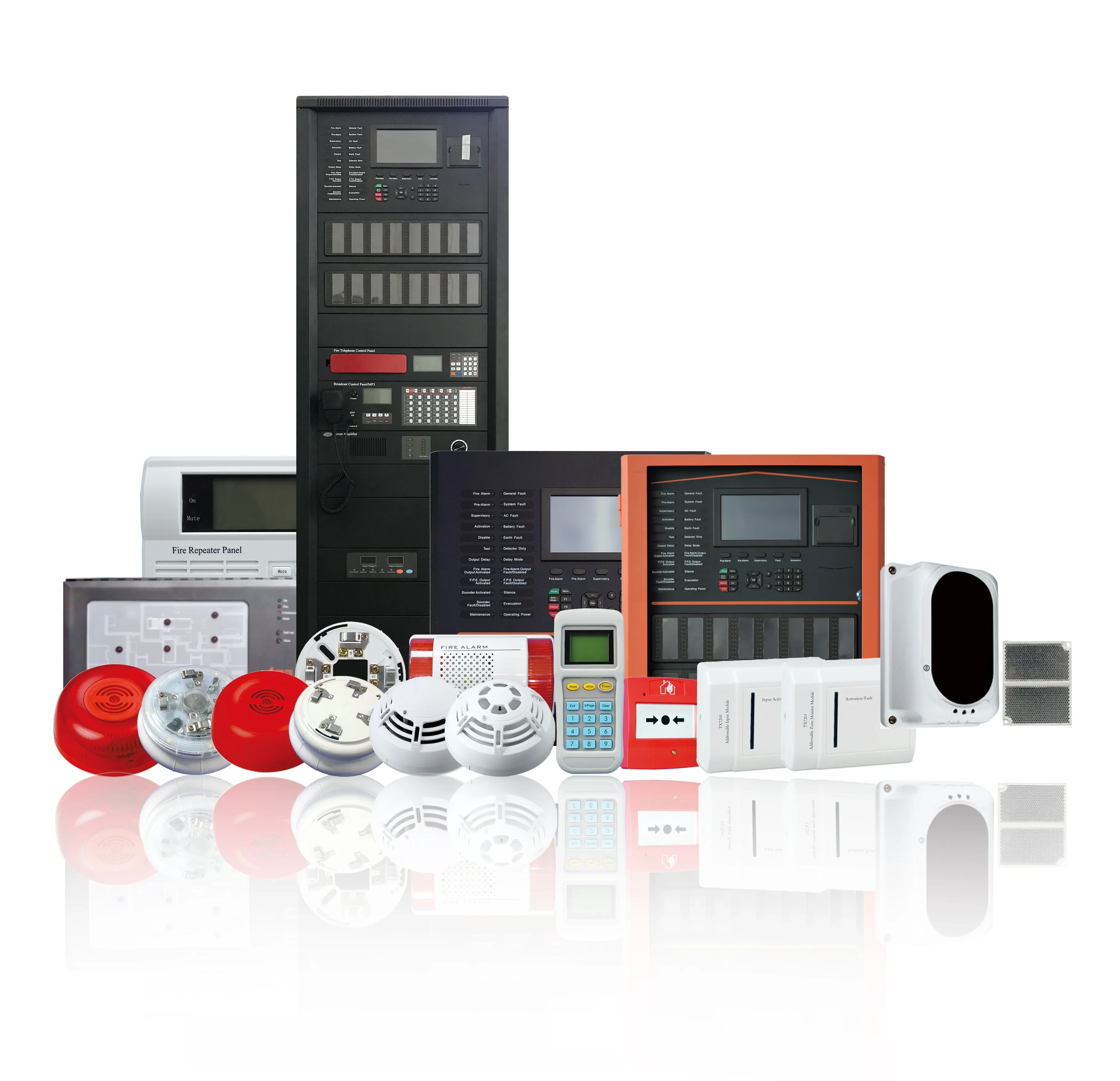 Addressable Smoke and Heat Detector Certificated 2 in 1 Smoke&heat Sensor Fire Alarm System Wired Smoke Detector