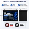 12V100Ah   12 โวลต์ 100 แอมป์อาว