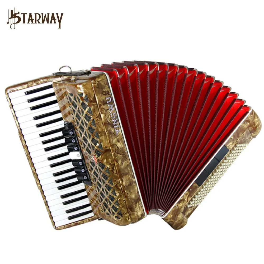 Beginners to Play Adult Test Parrot Brand YW-827 Accordion