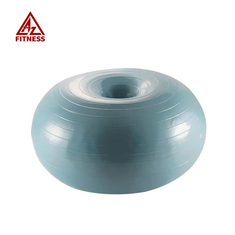 FITA Пилатес баланс фитнес Домашняя Тренировка тренажерный зал Пользовательский логотип упражнения экологически чистый надувной ПВХ Фиолетовый пончик Анти-взрыв йога