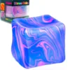 Cubitos de hielo de riolita con forma de copo de nieve - azul y morado