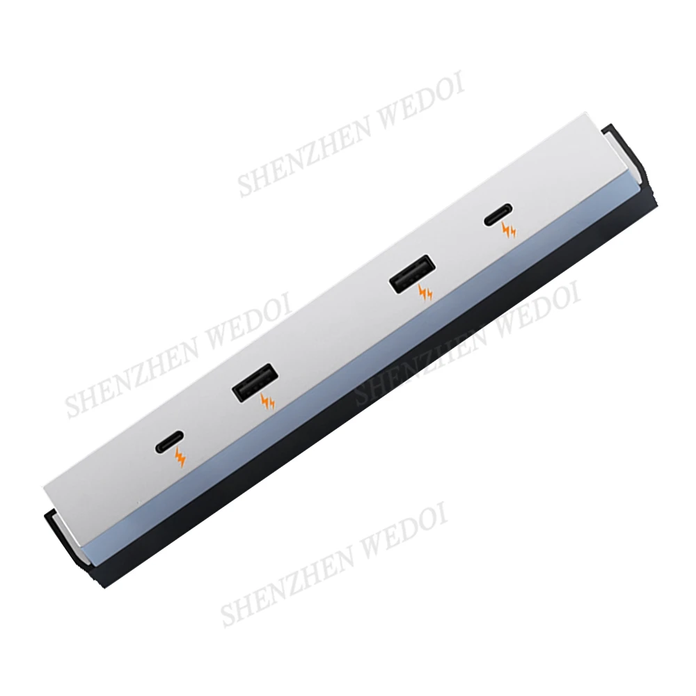 100 Fit For Center Console Electroplate Abs Docking Station With 65w