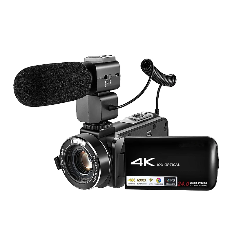 10X Optical Zoom Digital Video Camera Full Hd 1080P