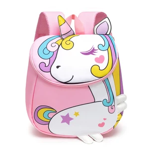 New Arrival unicorn Mochila Nina Girls Book School Backpack Bags for Kids