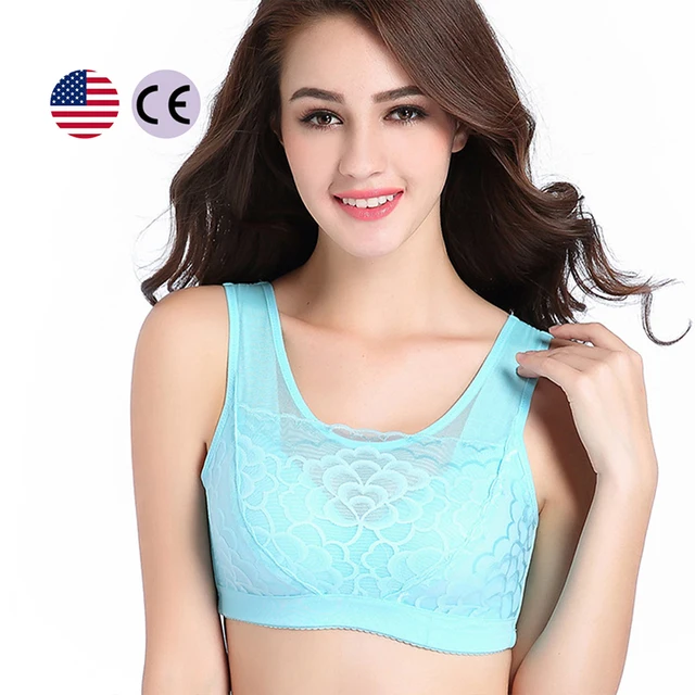 Mastectomy Bra with Pockets for Silicone Breast Forms Prosthesis Women Everyday Bra