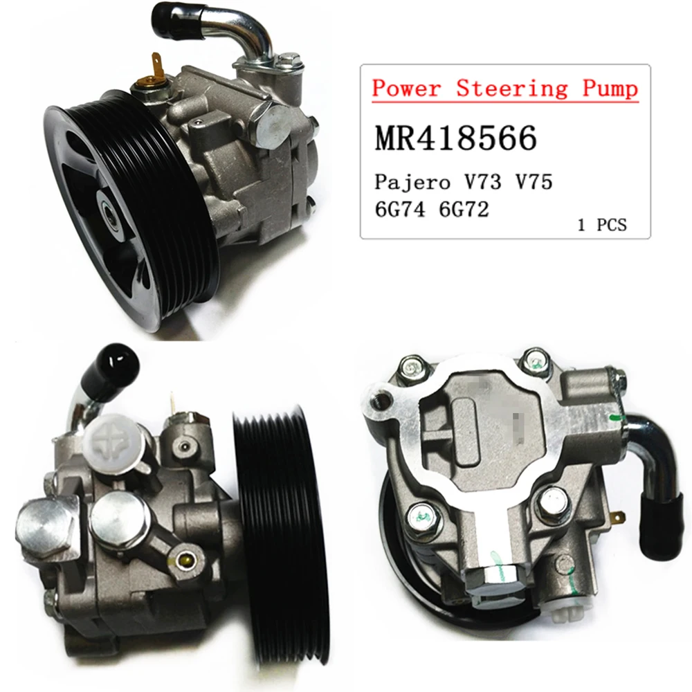 Power Steering Pumps Assy Steering System MR418566 for Pajero V73 V75 6G74 6G72
