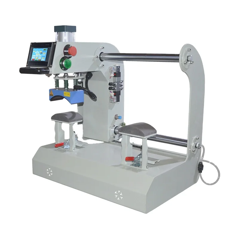 Full-automatic Sliding Type Pneumatic Double-Station Baking Hat & Baseball Cap Heat Press Machine 110V/220V