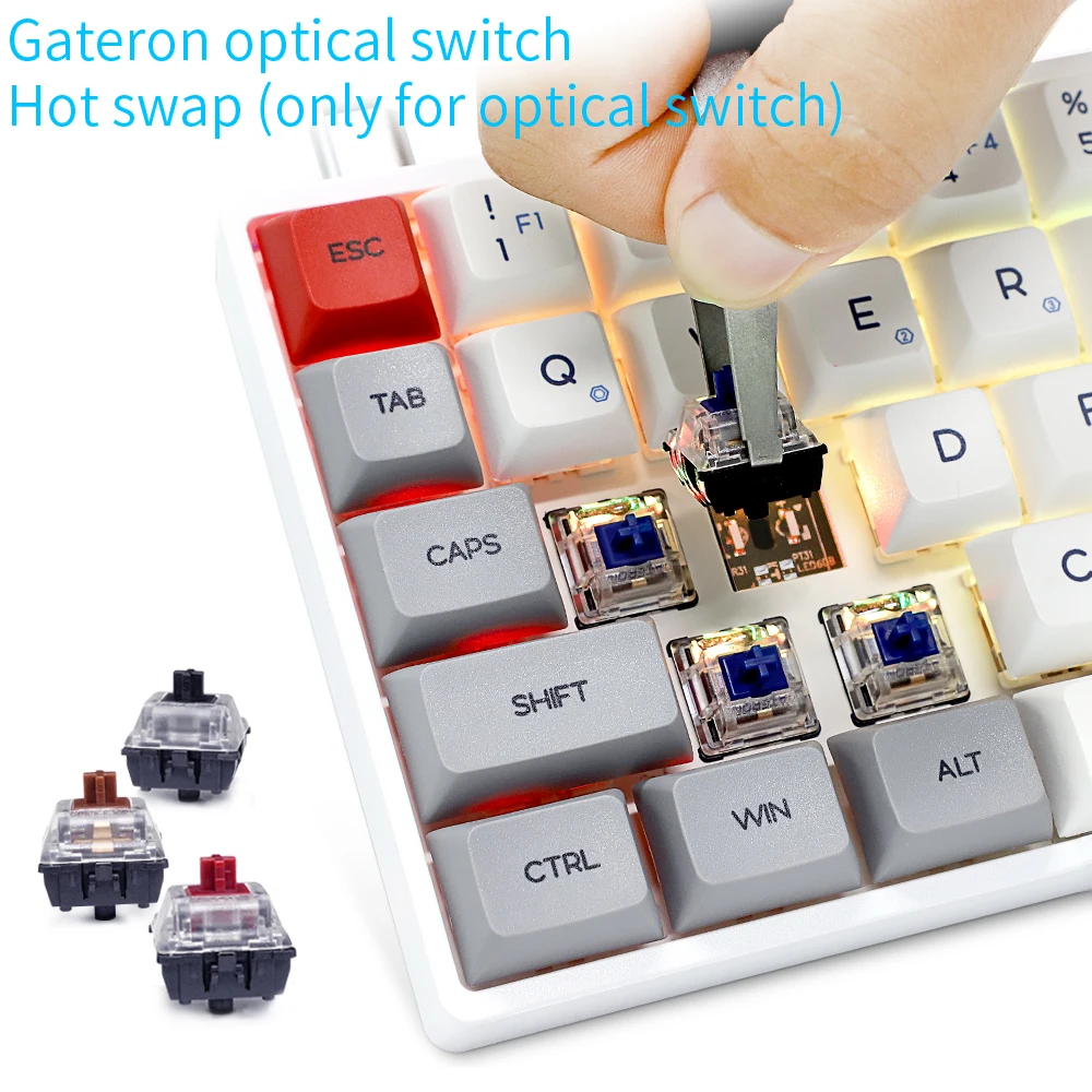 Shop Our New Style, Lower Price RGB LED Mechanical Keyboard
