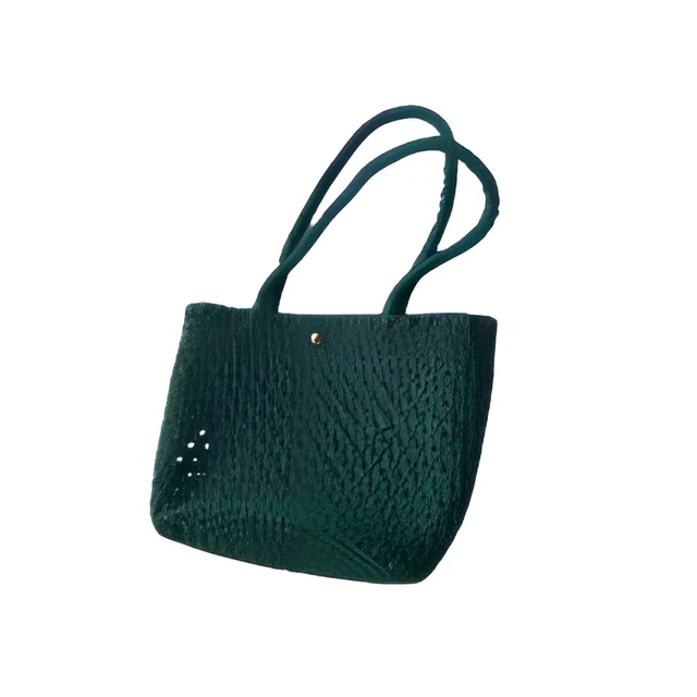 Customizable Vegetable Basket Bag Women Vacation Straw Bag Large Capacity Beach Woven Handbag Crossbody
